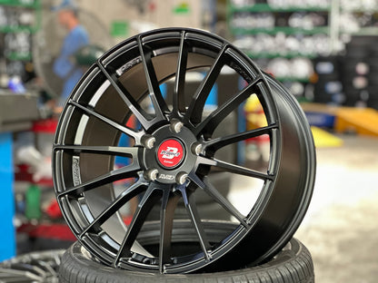 New 18X8.5 ET35 Lenso Project D Rim (4 wheel) Matt Black 5X114.3