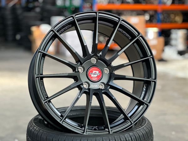 New 18X8.5 ET35 Lenso Project D Rim (4 wheel) Matt Black 5X114.3