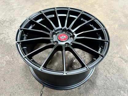 New 18X8.5 ET35 Lenso Project D Rim (4 wheel) Matt Black 5X114.3
