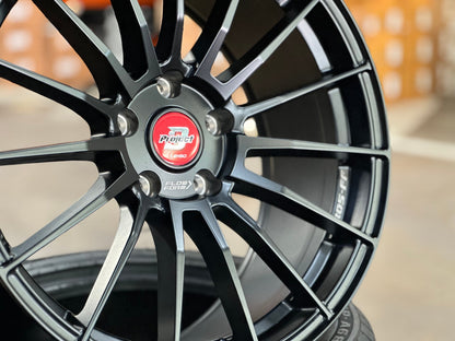 New 18X8.5 ET35 Lenso Project D Rim (4 wheel) Matt Black 5X114.3