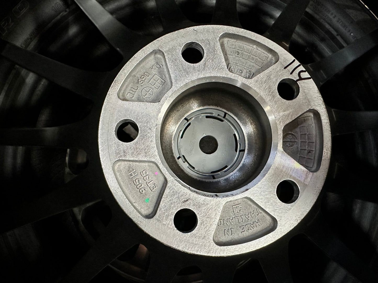 New 18X8.5 ET35 Lenso Project D Rim (4 wheel) Matt Black 5X114.3