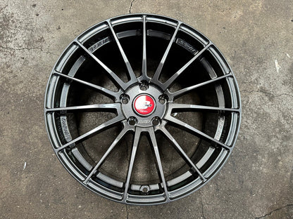 New 18X8.5 ET35 Lenso Project D Rim (4 wheel) Hyper Black 5X114.3