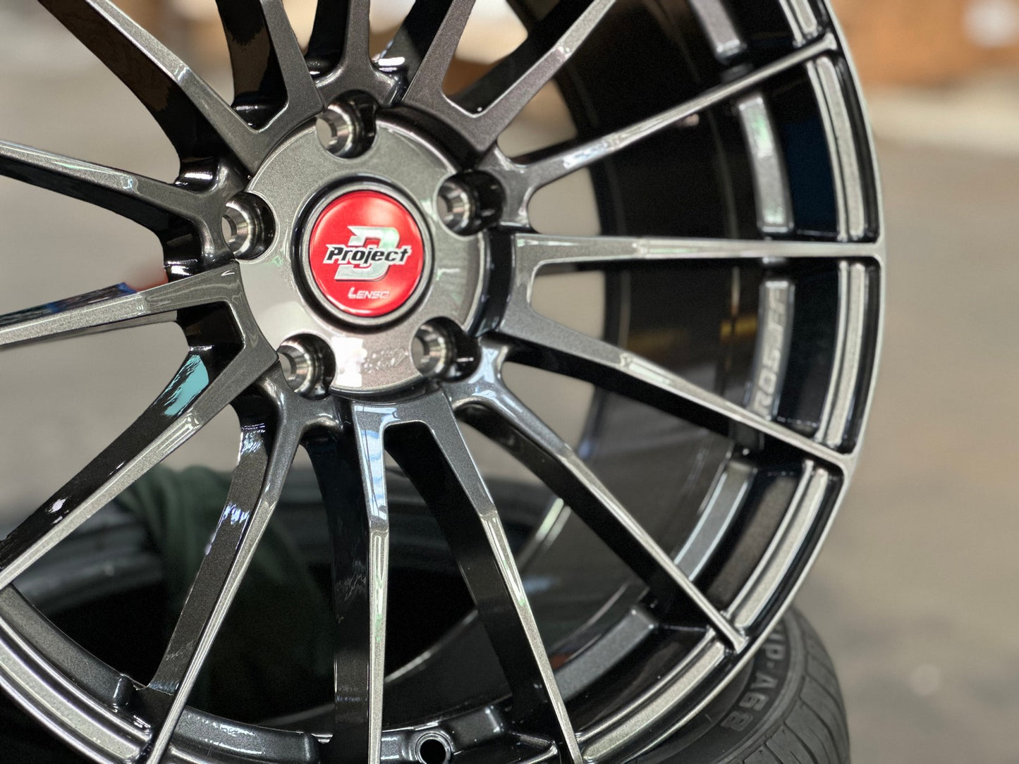 New 18X8.5 ET35 Lenso Project D Rim (4 wheel) Matt Black 5X114.3