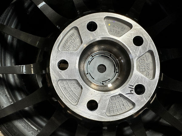 New 18X8.5 ET35 Lenso Project D Rim (4 wheel) Hyper Black 5X114.3