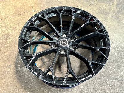 New 20X9.5 ET15 Race Forged RX02 Rim (4 wheel) Gloss Black 6X139.7