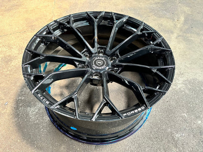 New 20X9.5 ET15 Race Forged RX02 Rim (4 wheel) Gloss Black 6X139.7