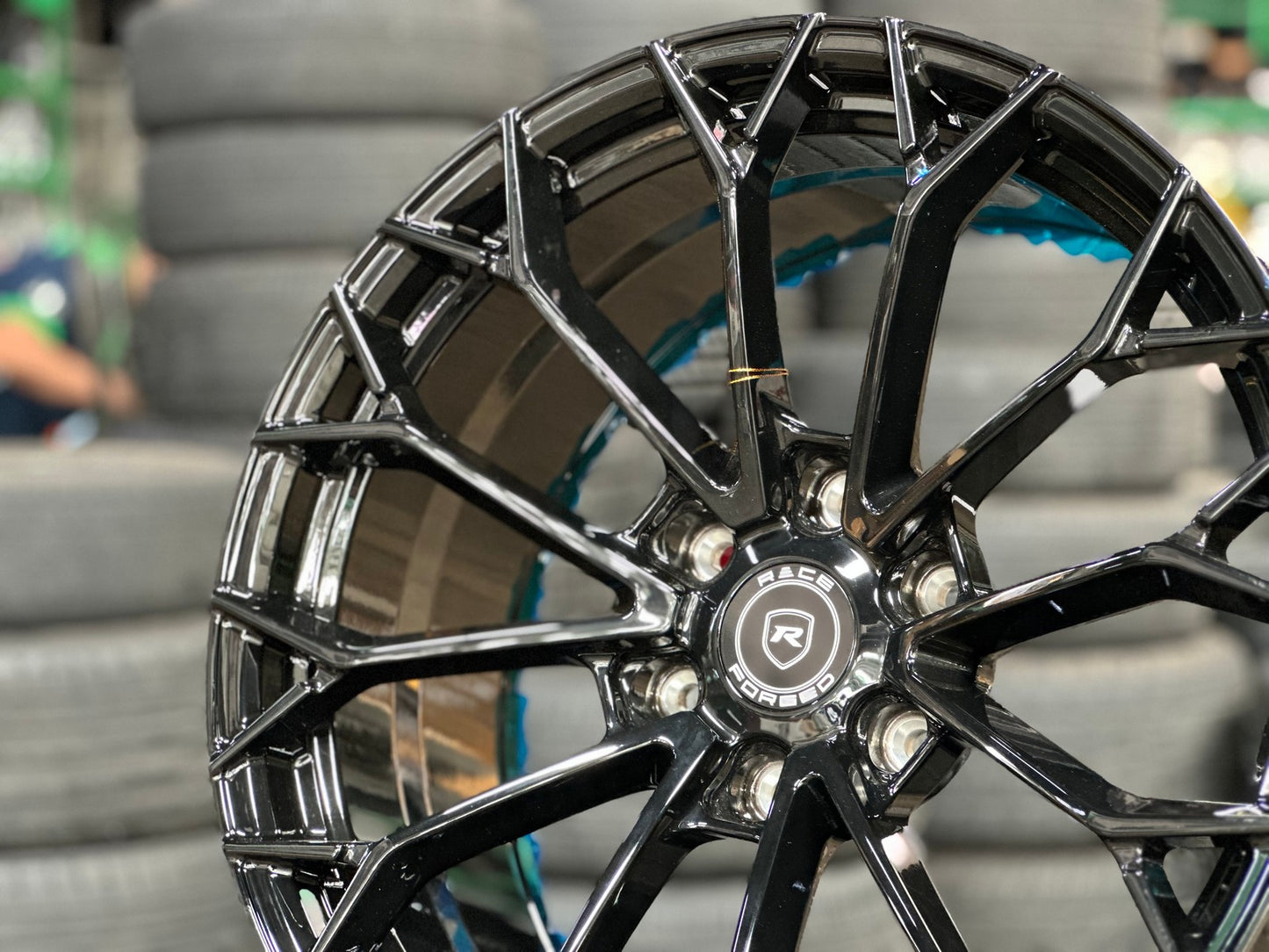 New 20X9.5 ET15 Race Forged RX02 Rim (4 wheel) Gloss Black 6X139.7