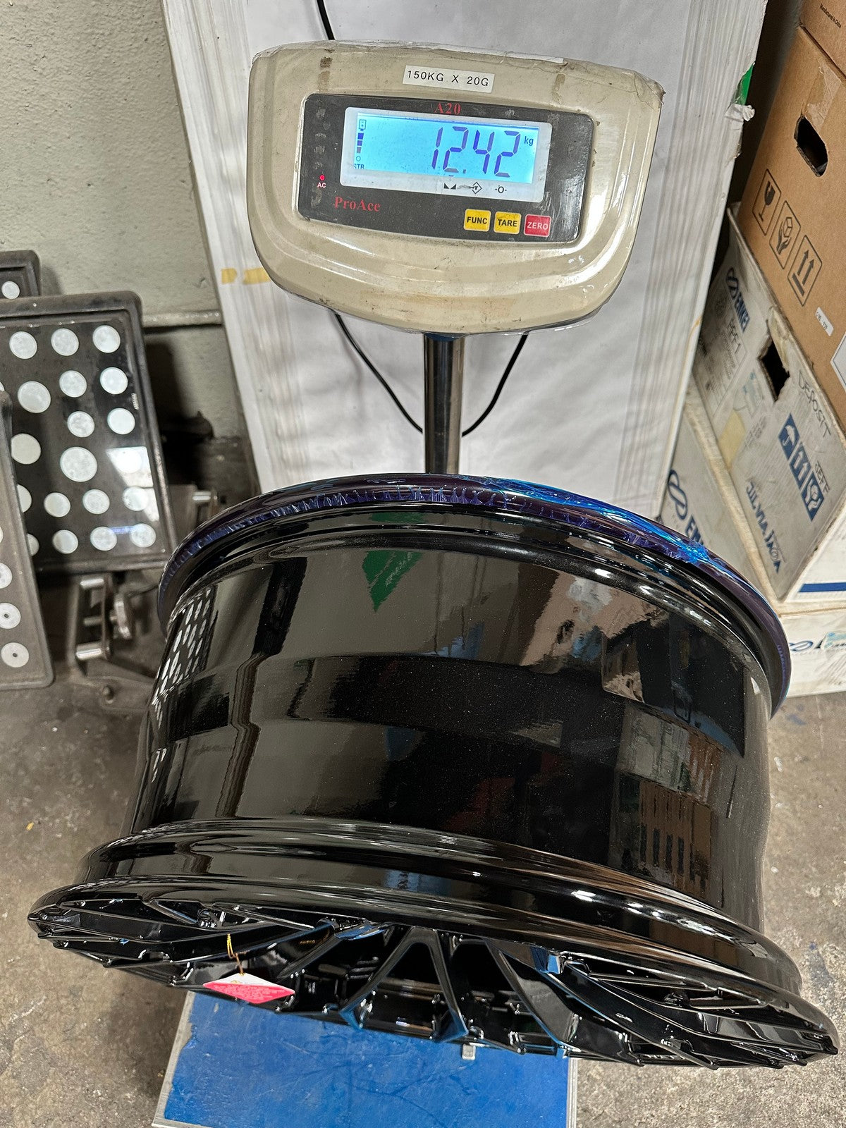 New 20X9.5 ET15 Race Forged RX02 Rim (4 wheel) Gloss Black 6X139.7