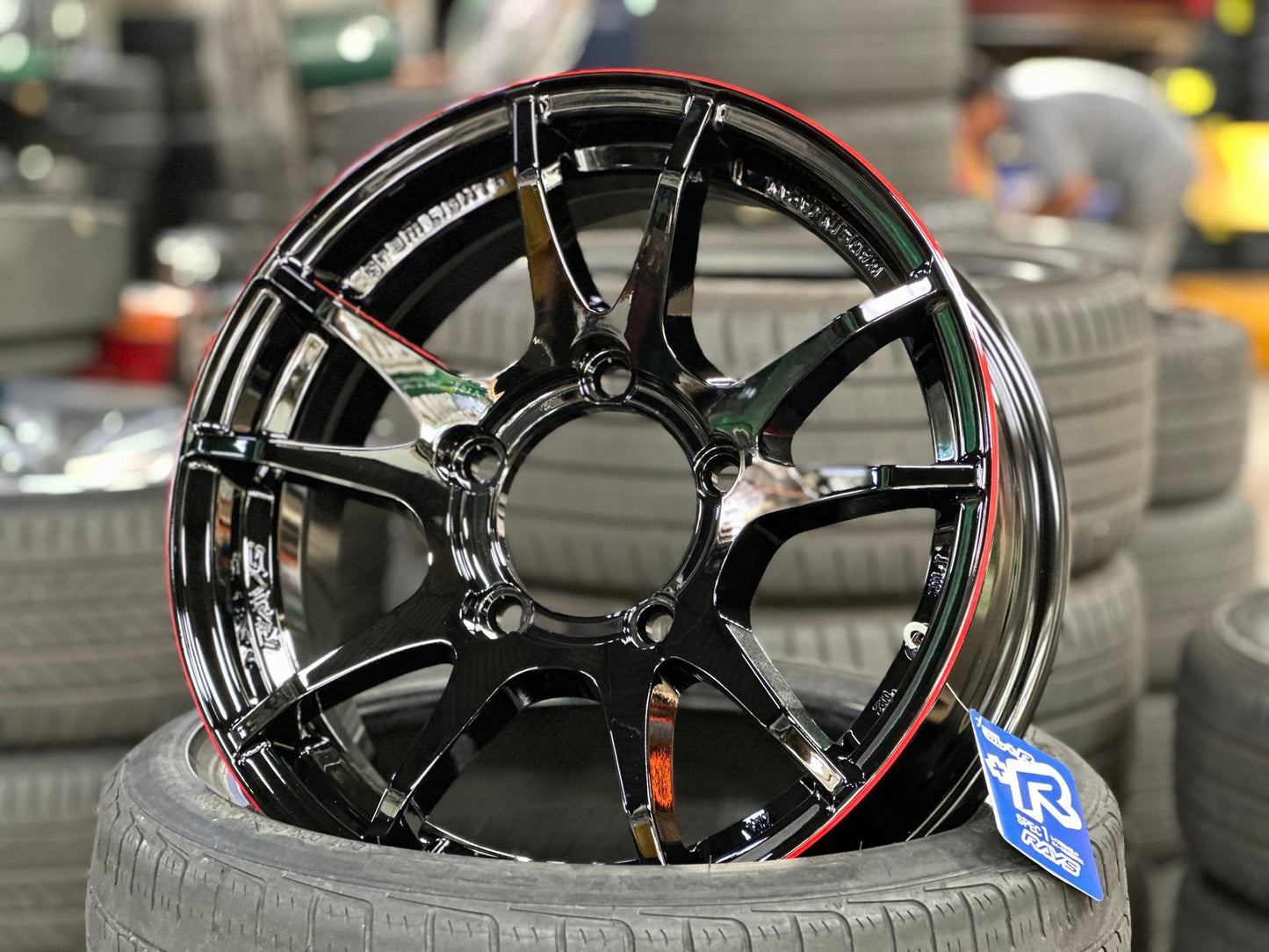 New 16X5.5 ET20 RAYS Gramlight 57 JV Japan Rim (4 wheel) Gloss Black 5X139.7