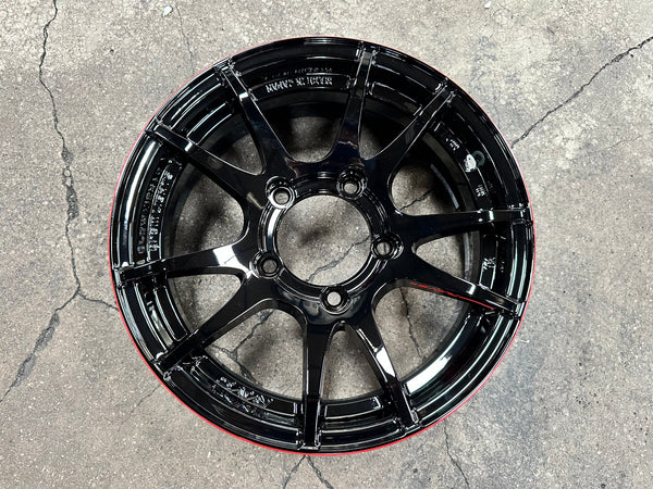 New 16X5.5 ET20 RAYS Gramlight 57 JV Japan Rim (4 wheel) Gloss Black 5X139.7