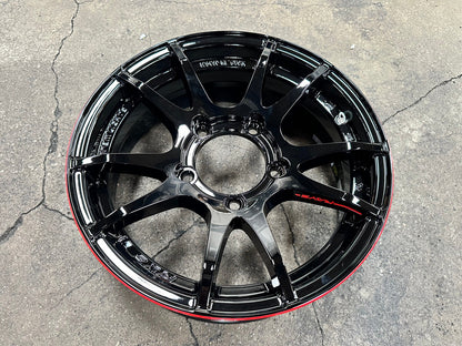 New 16X5.5 ET20 RAYS Gramlight 57 JV Japan Rim (4 wheel) Gloss Black 5X139.7