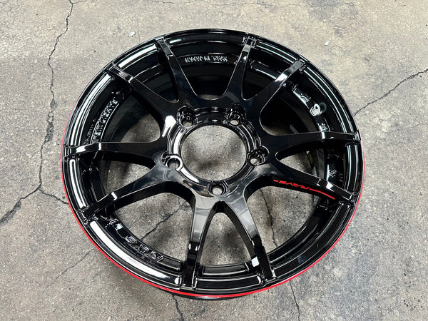 New 16X5.5 ET20 RAYS Gramlight 57 JV Japan Rim (4 wheel) Gloss Black 5X139.7