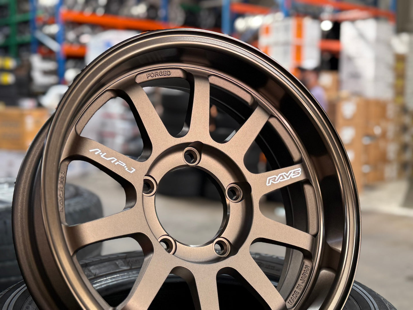 New 16X5.5 ET-20 RAYS A Lap J Japan Rim (4 wheel) Matt Bronze 5X139.7
