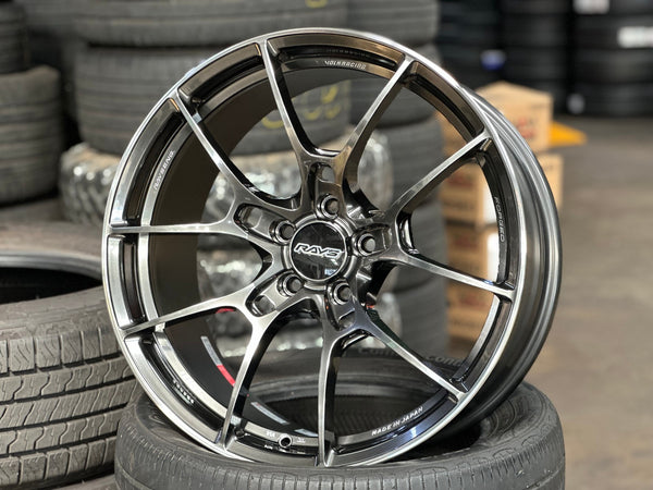 New 19X9 ET32 RAYS G025 Japan Rim (4 wheel) Gloss Gunmetal 5X112