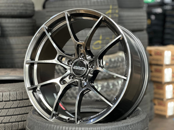 New 19X9 ET32 RAYS G025 Japan Rim (4 wheel) Gloss Gunmetal 5X112