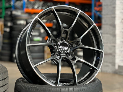 New 19X9 ET32 RAYS G025 Japan Rim (4 wheel) Gloss Gunmetal 5X112