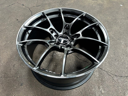 New 19X9 ET32 RAYS G025 Japan Rim (4 wheel) Gloss Gunmetal 5X112