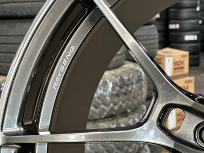 New 19X9 ET32 RAYS G025 Japan Rim (4 wheel) Gloss Gunmetal 5X112