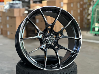 New 19X9.5 ET44 RAYS G025 Japan Rim (4 wheel) Gloss Gunmetal 5X112