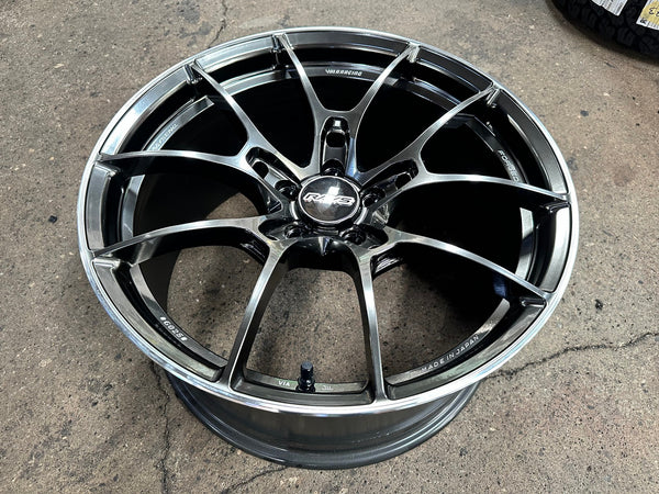 New 19X9.5 ET44 RAYS G025 Japan Rim (4 wheel) Gloss Gunmetal 5X112