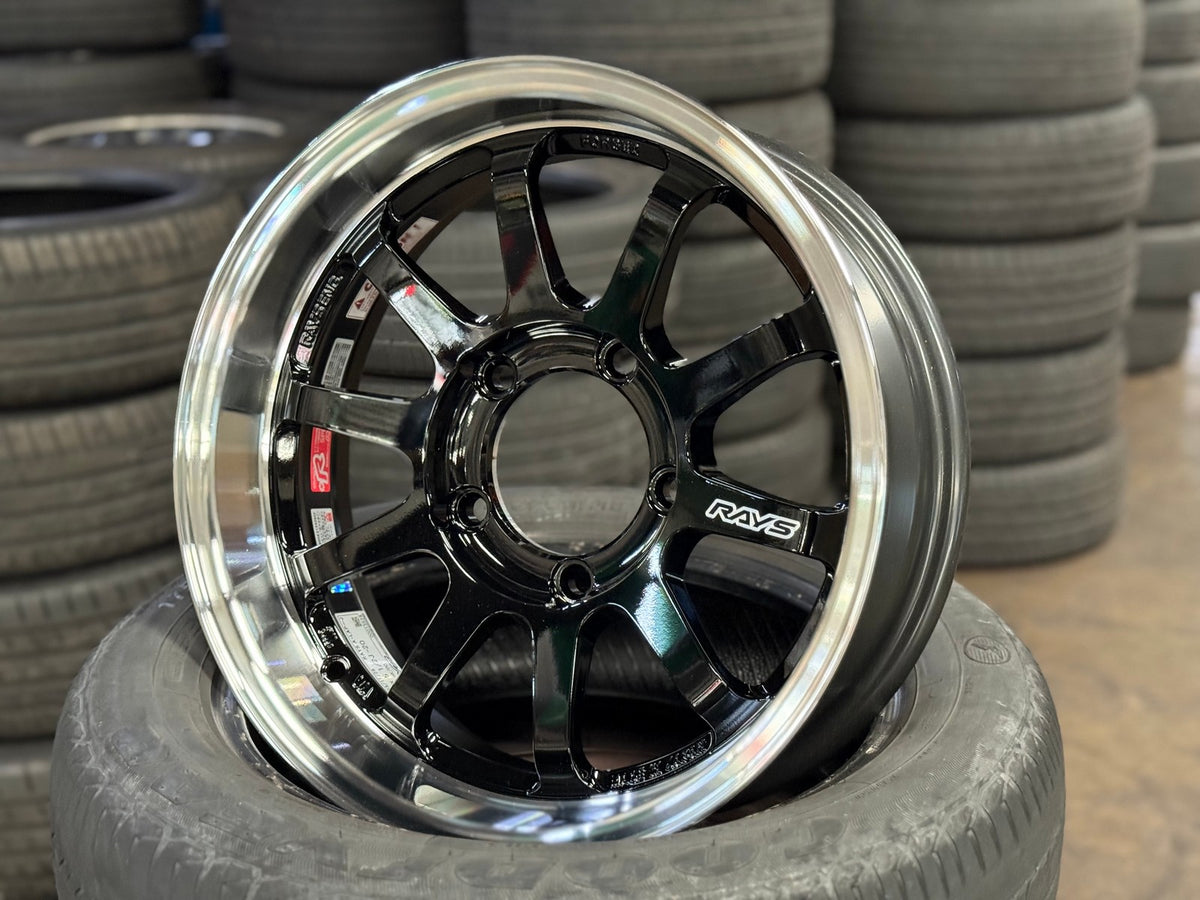 New 16X5.5 ET-20 RAYS A Lap J Japan Forged Rim (4 wheel) Gloss Black 5X139.7