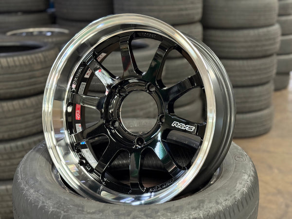 New 16X5.5 ET-20 RAYS A Lap J Japan Forged Rim (4 wheel) Gloss Black 5X139.7