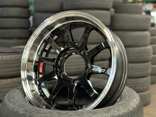 New 16X5.5 ET-20 RAYS A Lap J Japan Forged Rim (4 wheel) Gloss Black 5X139.7