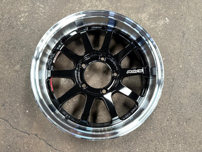 New 16X5.5 ET-20 RAYS A Lap J Japan Forged Rim (4 wheel) Gloss Black 5X139.7