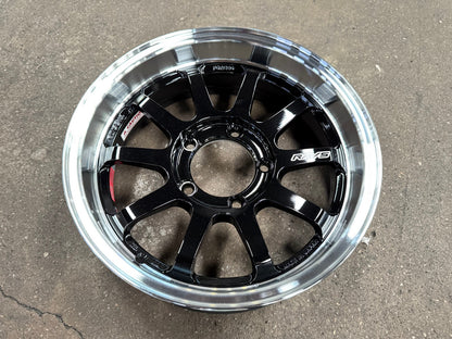 New 16X5.5 ET-20 RAYS A Lap J Japan Forged Rim (4 wheel) Gloss Black 5X139.7