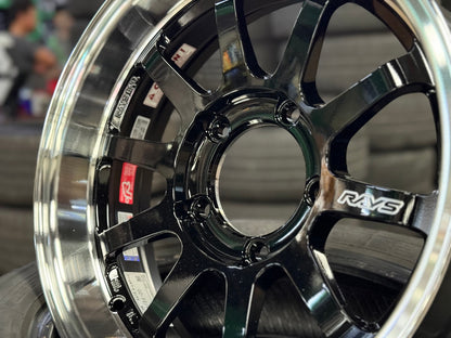 New 16X5.5 ET-20 RAYS A Lap J Japan Forged Rim (4 wheel) Gloss Black 5X139.7