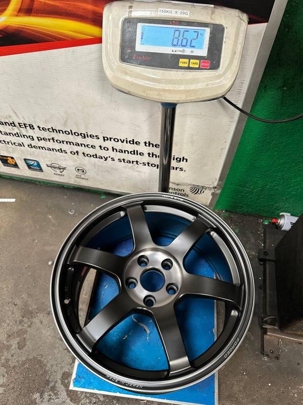 New 18X8.5 ET34 RAYS TE37SL Saga Mspec Rim (4 wheel) Matt Black 5X112