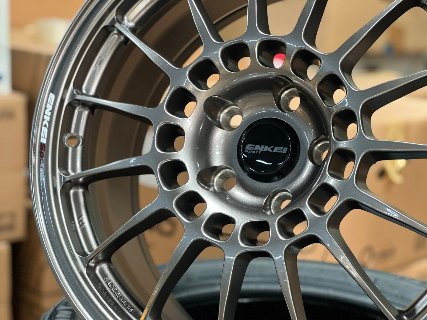 New 18X8.5 ET38 Enkei RCT5 Rim (4 wheel) Gloss Gunmetal 5X114.3