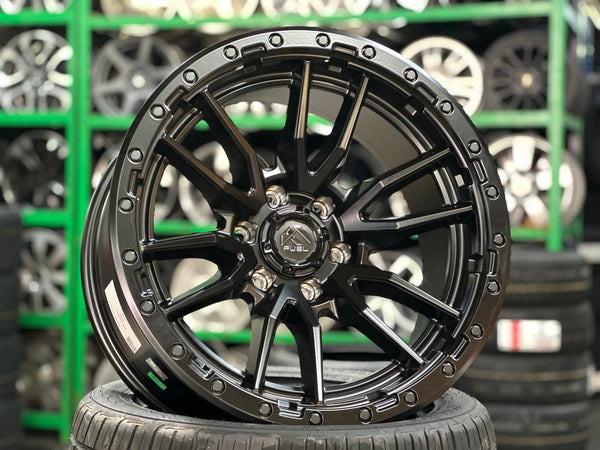 New 20X10 ET-18 Fuel Rebel Rim (4 wheel) Matt Black 6X139.7