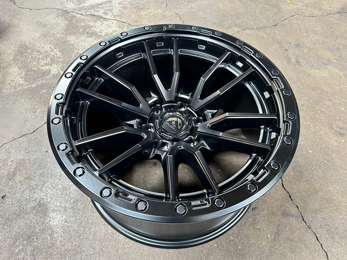 New 20X10 ET-18 Fuel Rebel Rim (4 wheel) Matt Black 6X139.7
