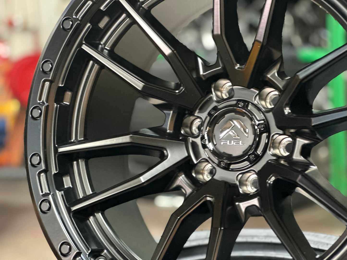 New 20X10 ET-18 Fuel Rebel Rim (4 wheel) Matt Black 6X139.7