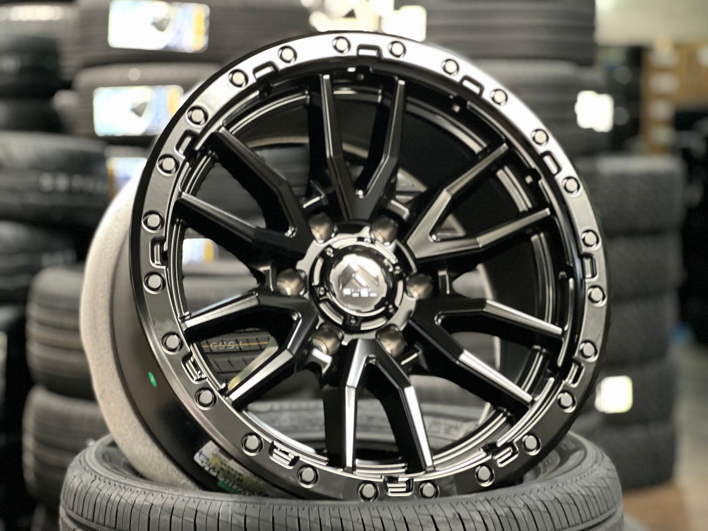 New 18X9 ET-12 Fuel Rebel Rim (4 wheel) Matt Black 6X139.7