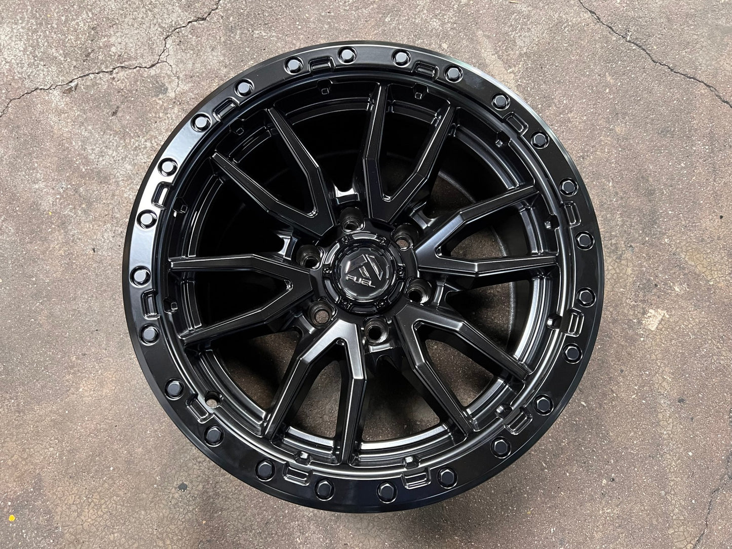 New 18X9 ET-12 Fuel Rebel Rim (4 wheel) Matt Black 6X139.7