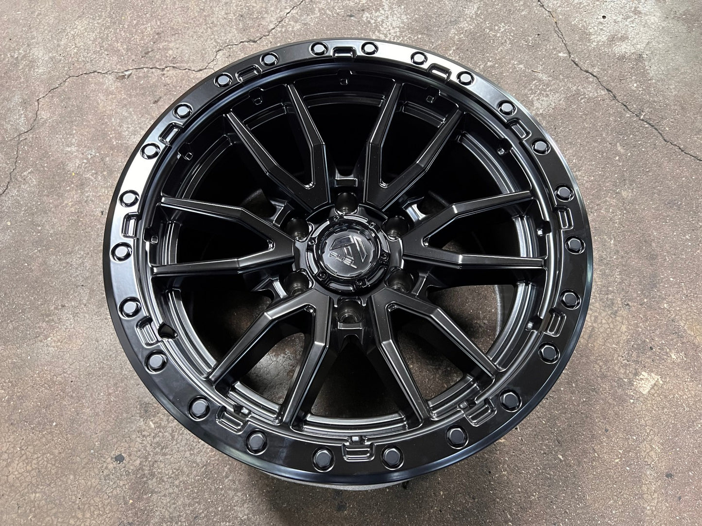 New 18X9 ET-12 Fuel Rebel Rim (4 wheel) Matt Black 6X139.7