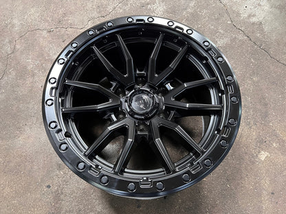 New 18X9 ET-12 Fuel Rebel Rim (4 wheel) Matt Black 6X139.7