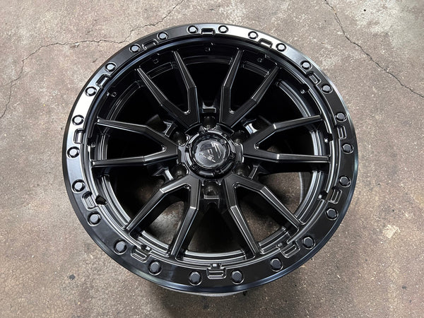 New 18X9 ET-12 Fuel Rebel Rim (4 wheel) Matt Black 6X139.7