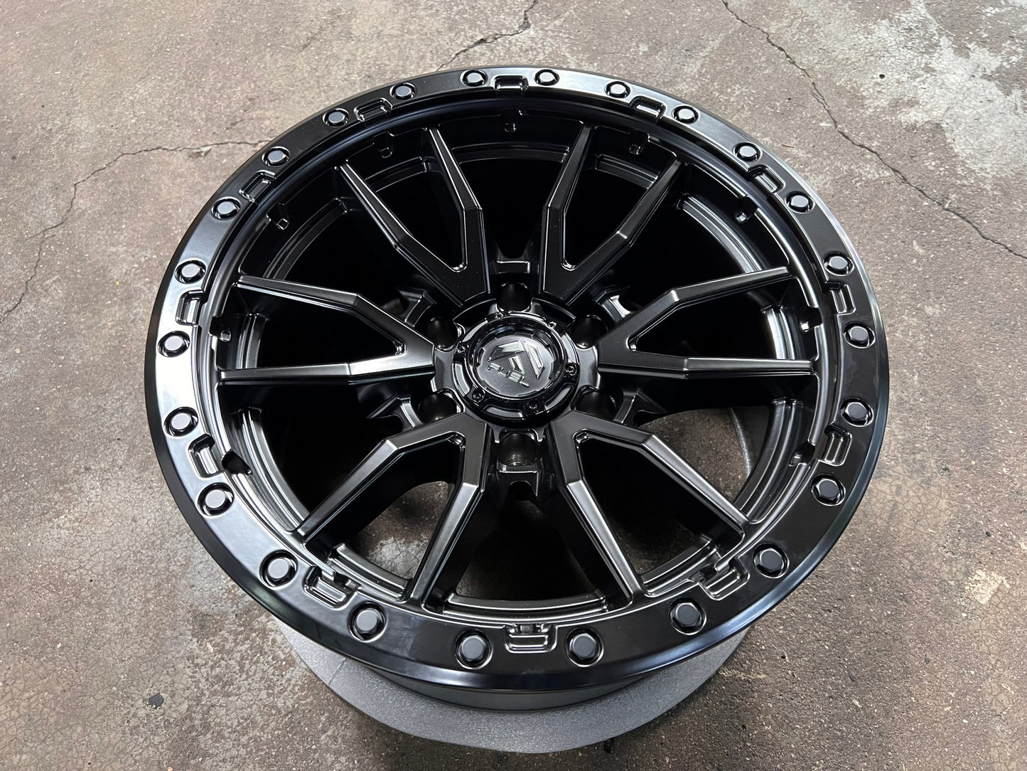 New 18X9 ET-12 Fuel Rebel Rim (4 wheel) Matt Black 6X139.7