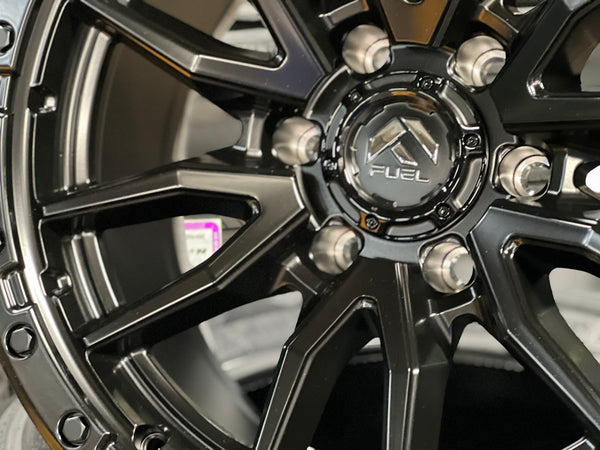 New 18X9 ET-12 Fuel Rebel Rim (4 wheel) Matt Black 6X139.7