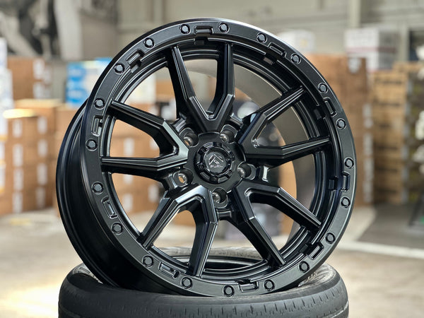 New 20X9 ET20 Fuel Rebel Rim (5 wheel) Matt Black 5X127