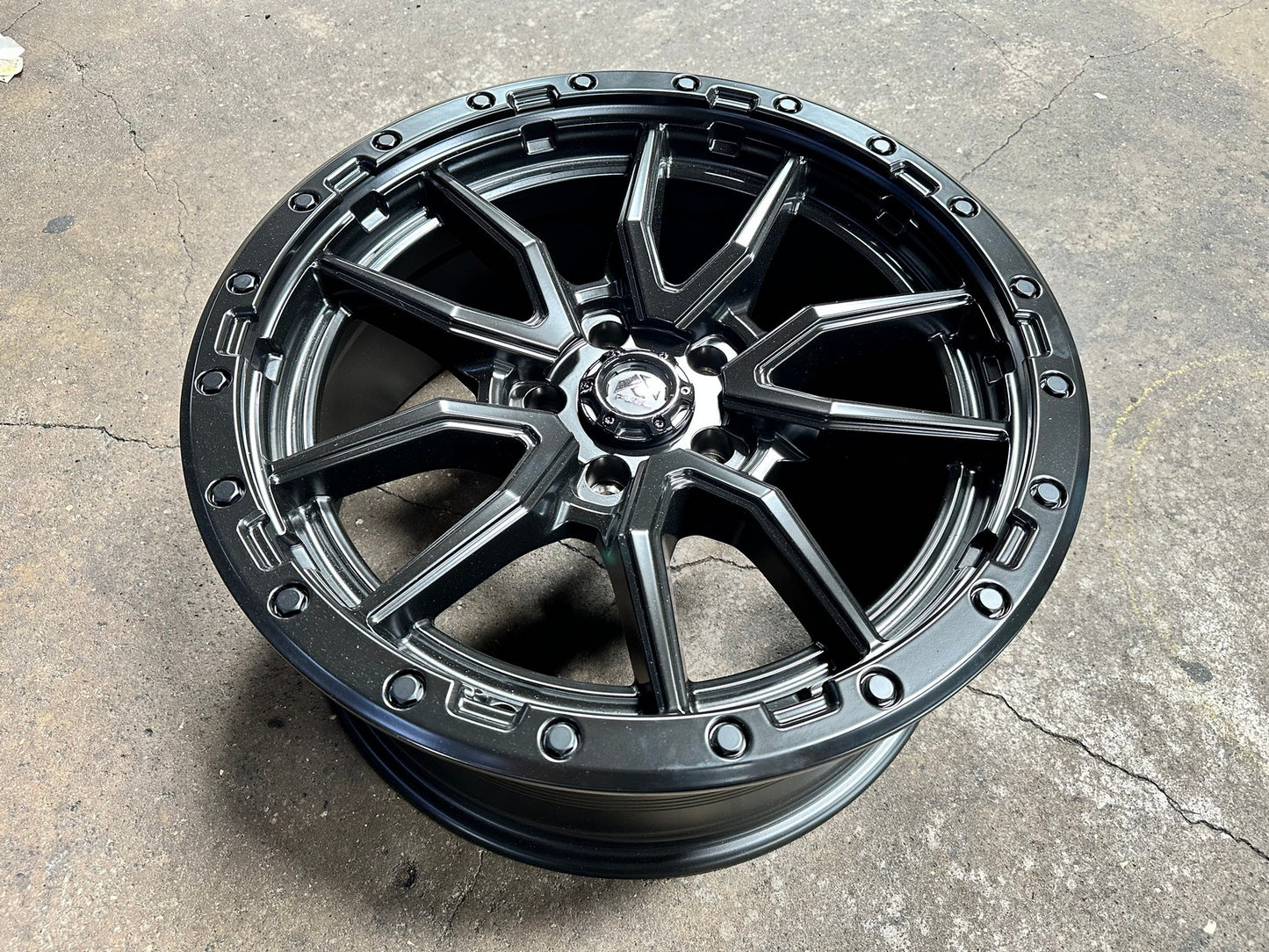 New 20X9 ET20 Fuel Rebel Rim (5 wheel) Matt Black 5X127