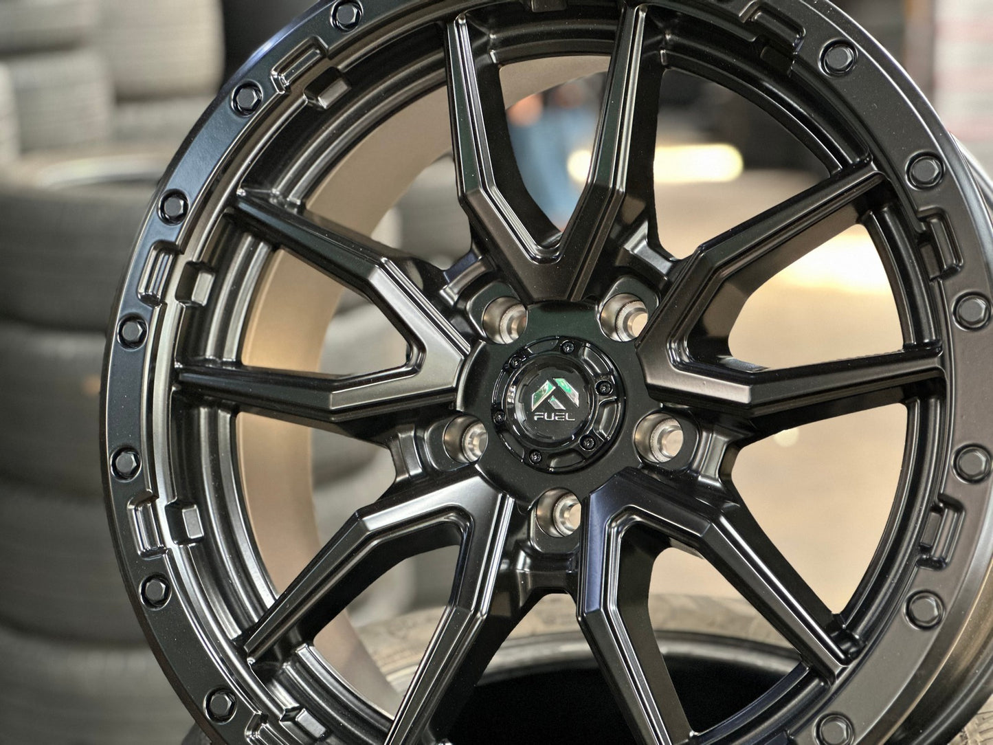 New 20X9 ET20 Fuel Rebel Rim (5 wheel) Matt Black 5X127