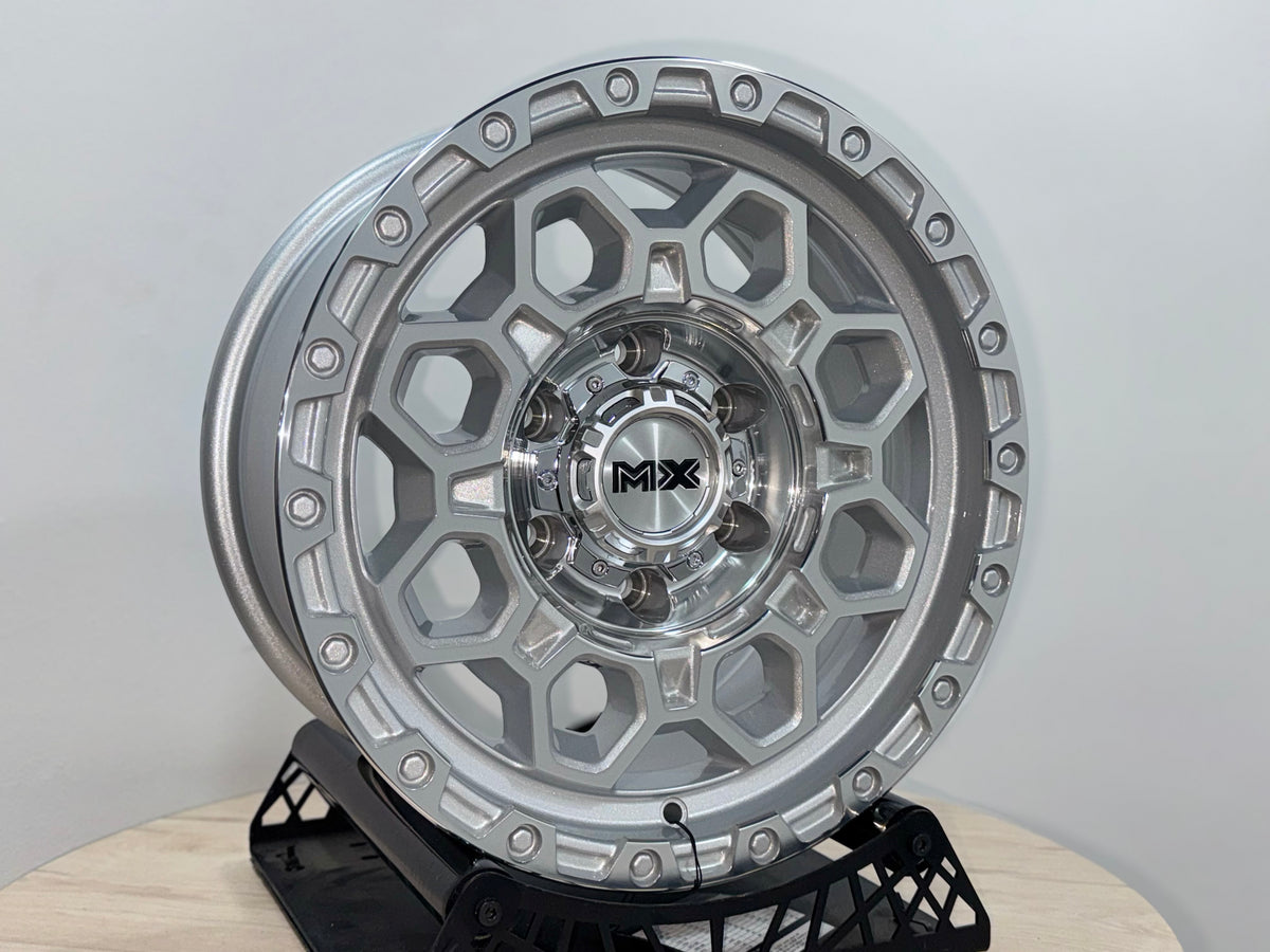 New 16X8 ET0 Lenso Robust Rim (4 wheel) Gloss Silver 6X139.7