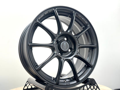 New 16X7 ET42 Raxer RP10X Rim (4 wheel) Dark Graphite 4X100