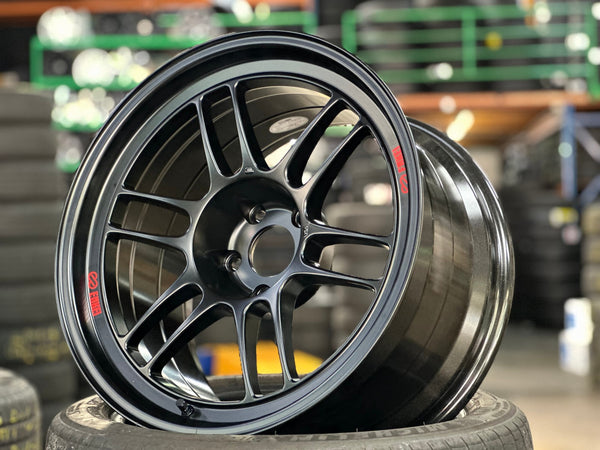 New 18X10.5 ET15 Enkei RPF1 Rim (4 wheel) Matt Black 5X114.3