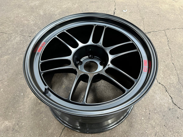 New 18X10.5 ET15 Enkei RPF1 Rim (4 wheel) Matt Black 5X114.3
