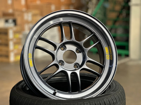 New 15X7 ET35 Enkei RPF1 Rim (4 wheel) Gloss Gunmetal 4X100